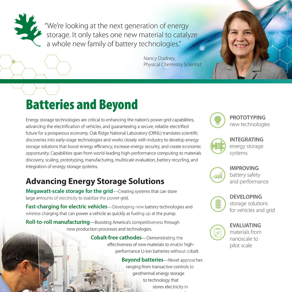 Oak Ridge National Laboratory Energy Storage