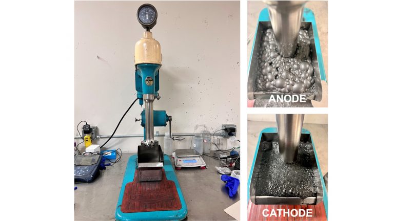 Electrode Separation via Froth Flotation